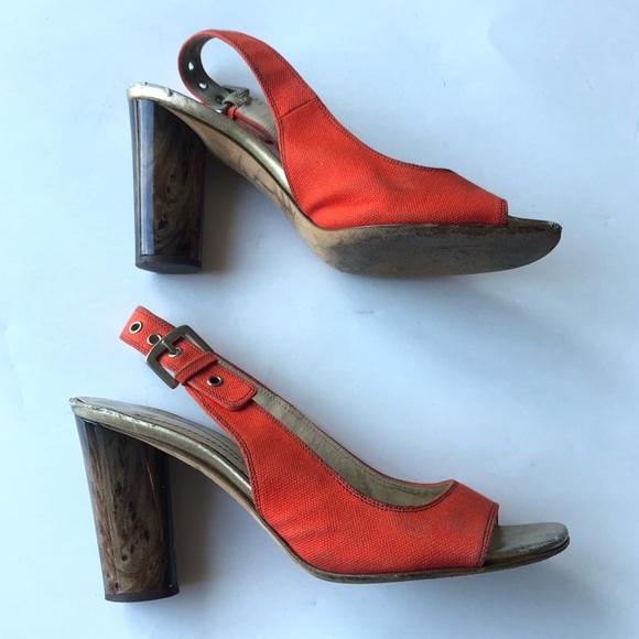 Kate Spade Peep Toe Sling Back Heels - Picture 2 of 8